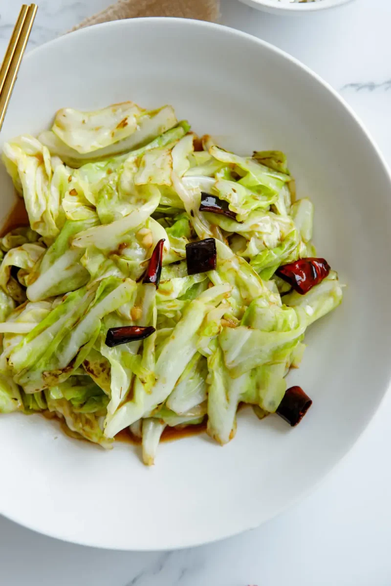 Chinese Style Cabbage Stir Fry
