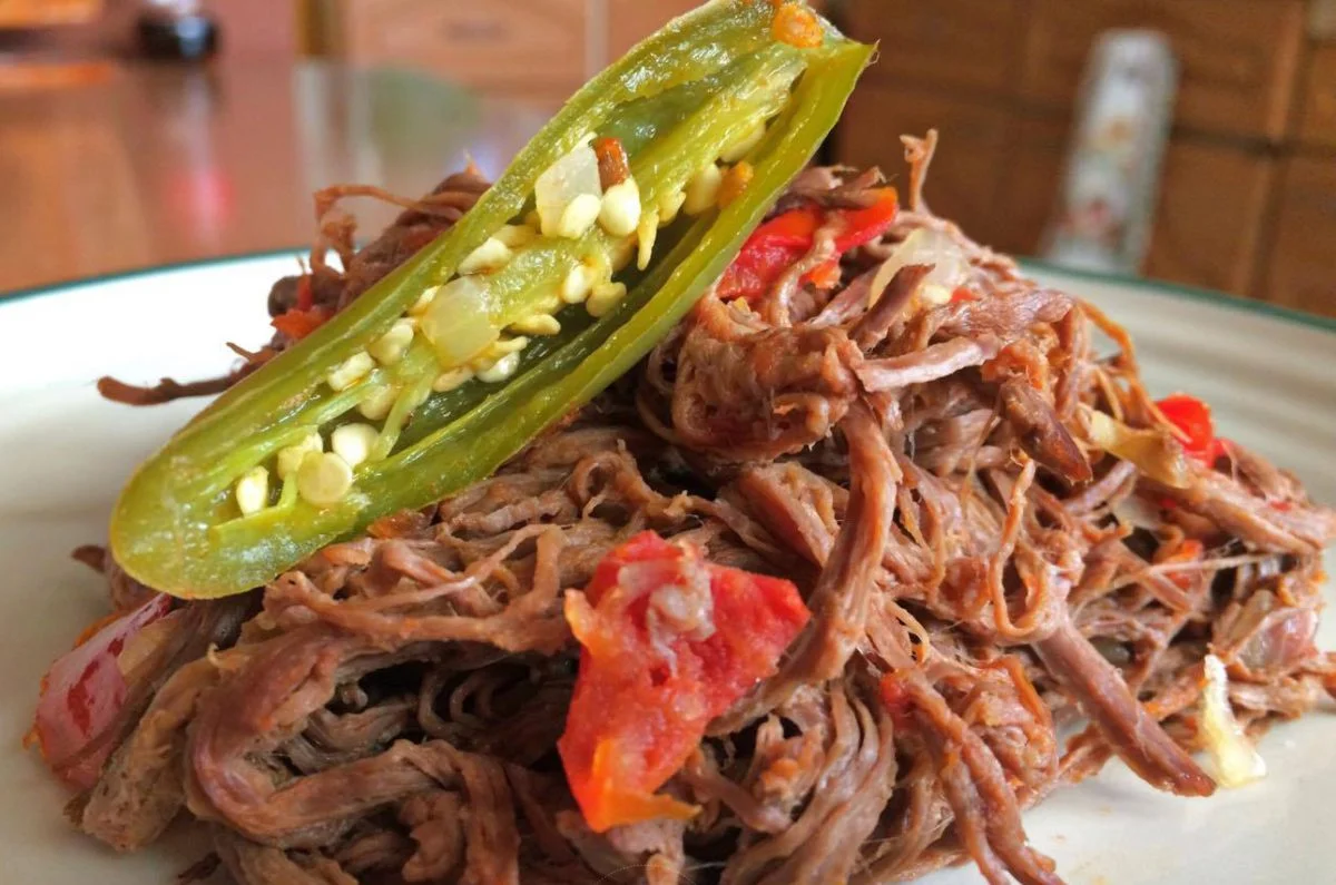 Carne deshebrada a la mexicana, sencilla, rápida y deliciosa