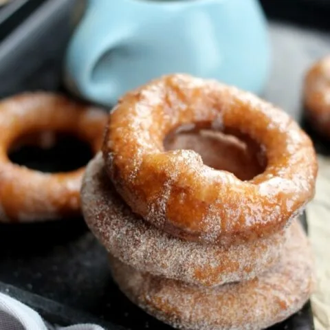 Puff Pastry Donuts with Cinnamon Sugar