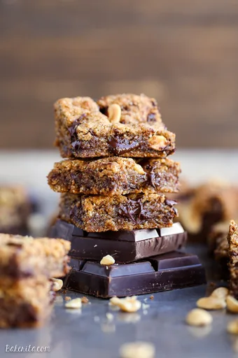 Peanut Butter Chocolate Chunk Blondies
