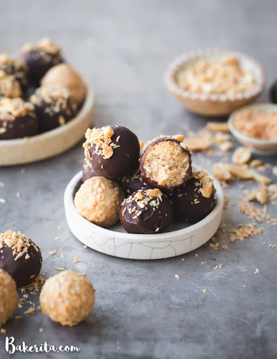 Peanut Butter Coconut Truffles