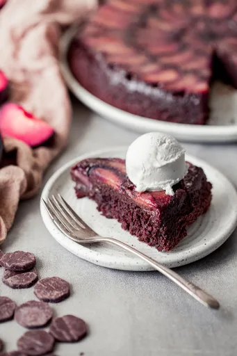 Plum Upside Down Cake