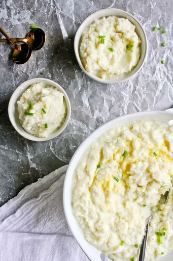 Puré de coliflor en Instant Pot
