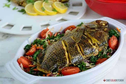 Tilapia fácil a la parrilla en el horno