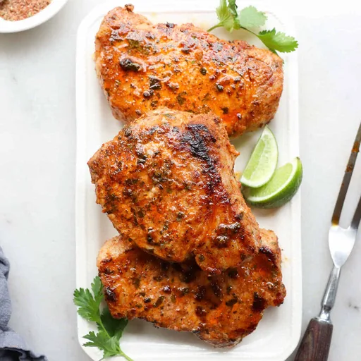 Chuletas de cerdo a la mexicana