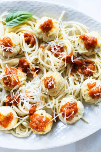 Ground Chicken Meatballs Parmesan