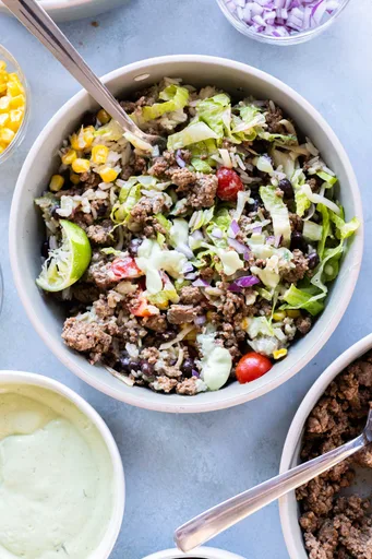 Ground Beef Burrito Bowl