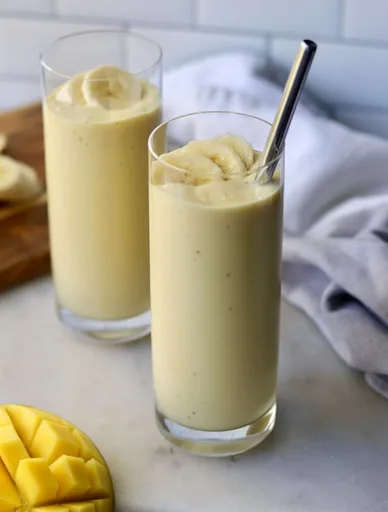 Batido de mango refrescante
