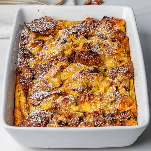 Pudin de pan con panettone (favorito festivo fácil)