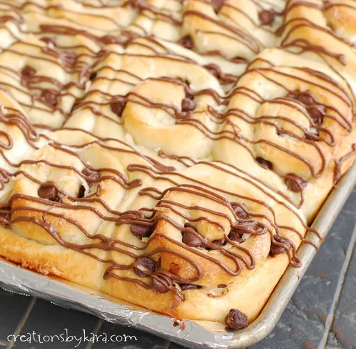 Coconut Chocolate Sweet Rolls