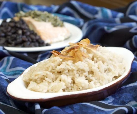 Arroz con Coco (Colombian Coconut Rice)