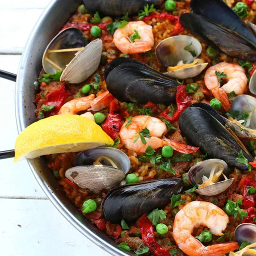 Paella de marisco