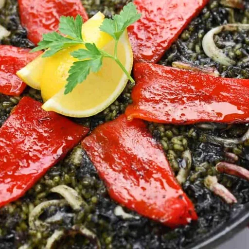 Arroz negro con tinta de calamar