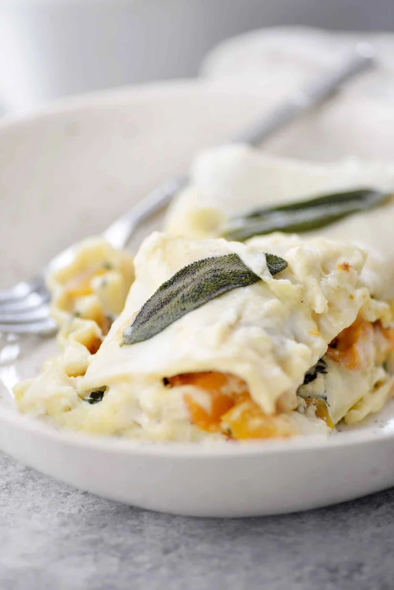Butternut Squash and Kale Lasagna