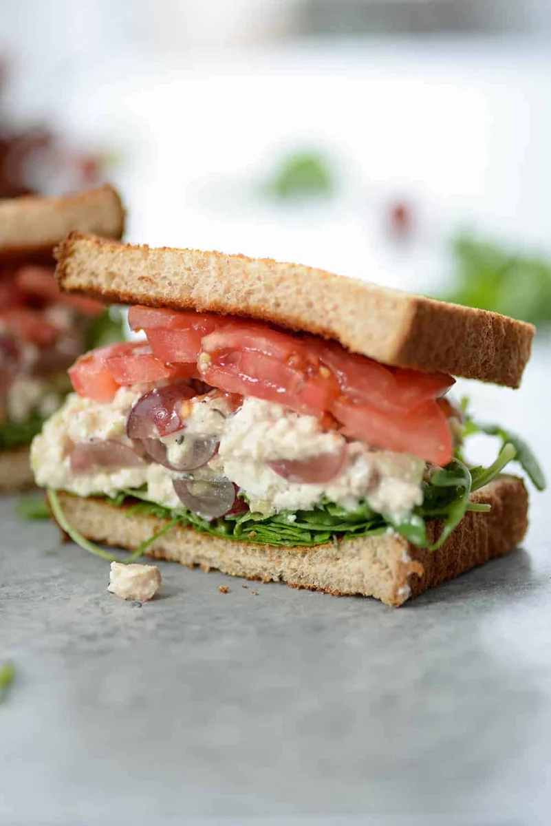 Harvest Tofu Salad Sandwiches