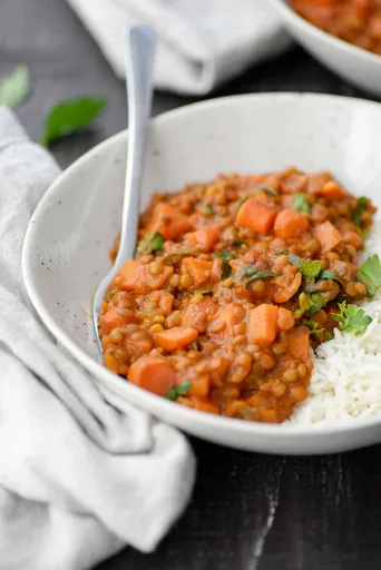 Spicy Coconut Curry Lentils