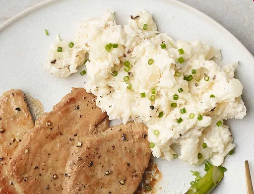 Puré de "Papas" con Coliflor Bajo en carbohidratos