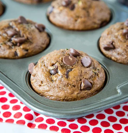 Chocolate Zucchini Muffins