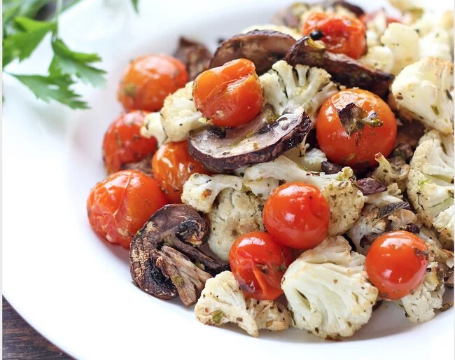Verduras asadas a la italiana. Receta fácil y saludable
