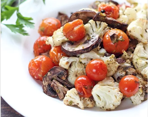 Verduras asadas a la italiana. Receta fácil y saludable