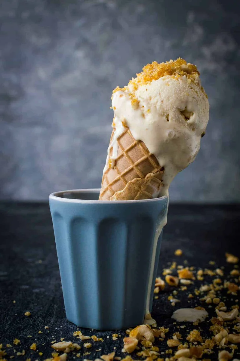 Hazelnut Praline Ice Cream