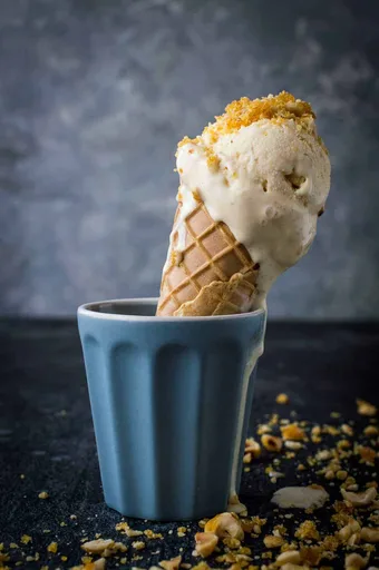 Hazelnut Praline Ice Cream
