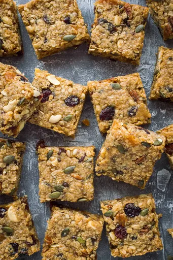 Vegan Fruit And Nut Flapjacks