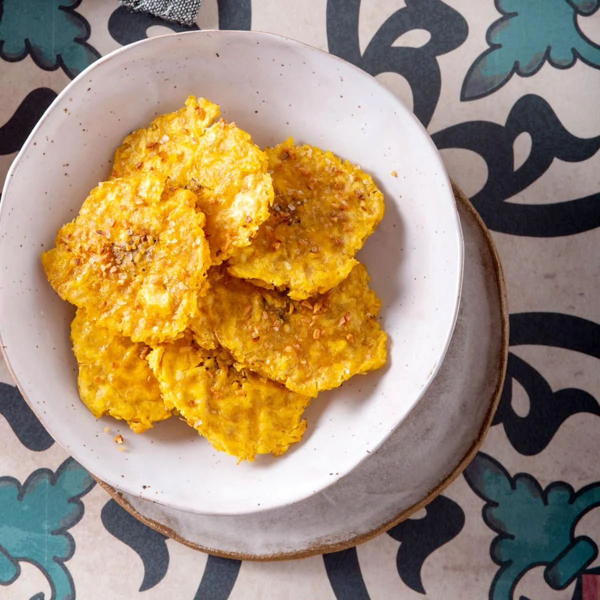 Plantains in Air Fryer [Video+Recipe] Oven or Air Fryer Tostones