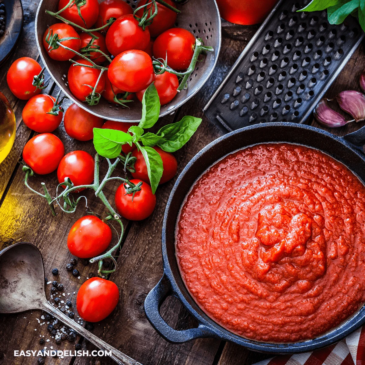 Molho Pomodoro (2 Maneiras)