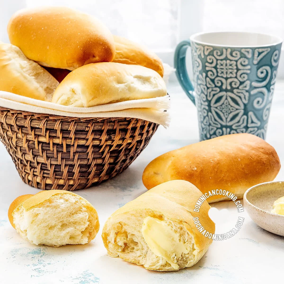 Pan Sobao / Sobado [Video+Recipe] Breakfast Bread Roll