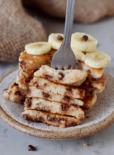 Vegan Chocolate Chip Pancakes