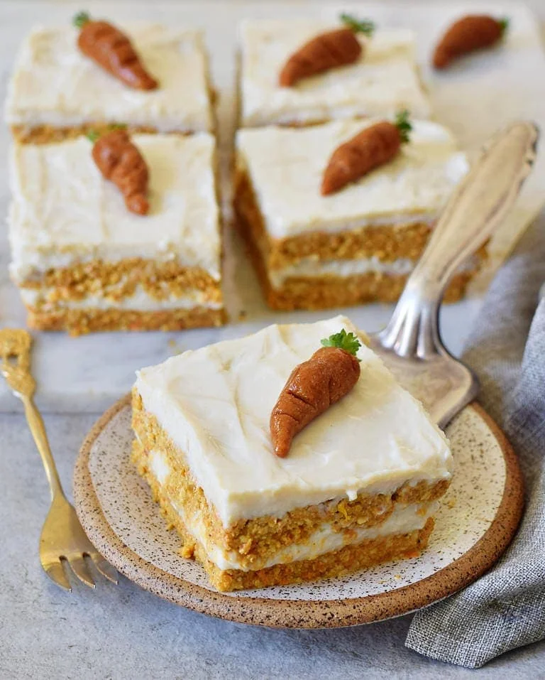 Sugar-Free Carrot Cake (Vegan)