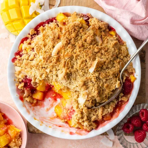 Mango Coconut Crumble Recipe