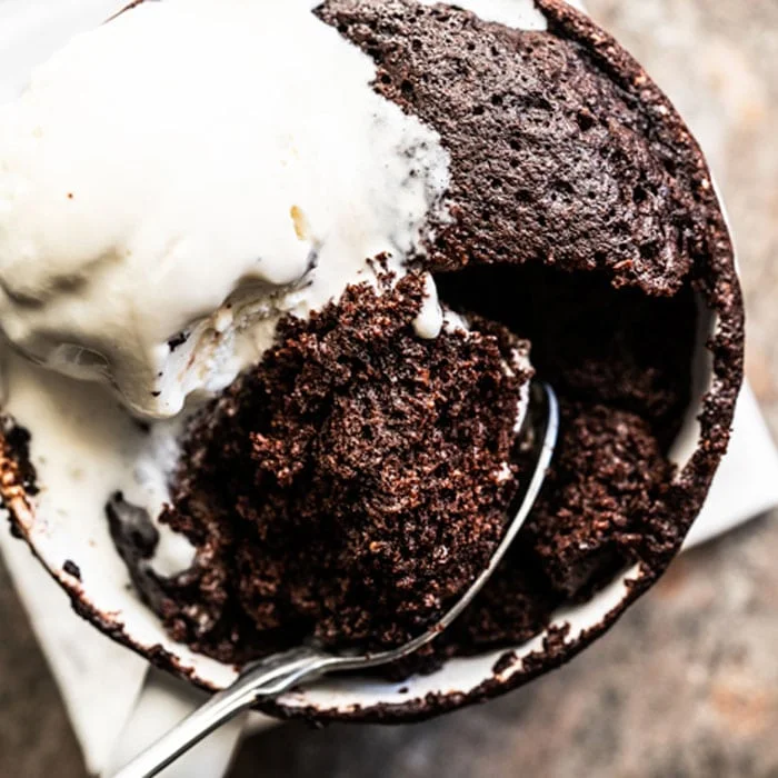 (90 Second!) Chocolate Keto Mug Cake