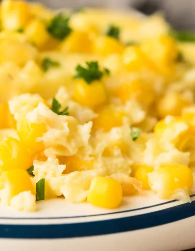 Corn pudding (Pudding de maíz)