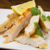 Pollo con salsa de limón