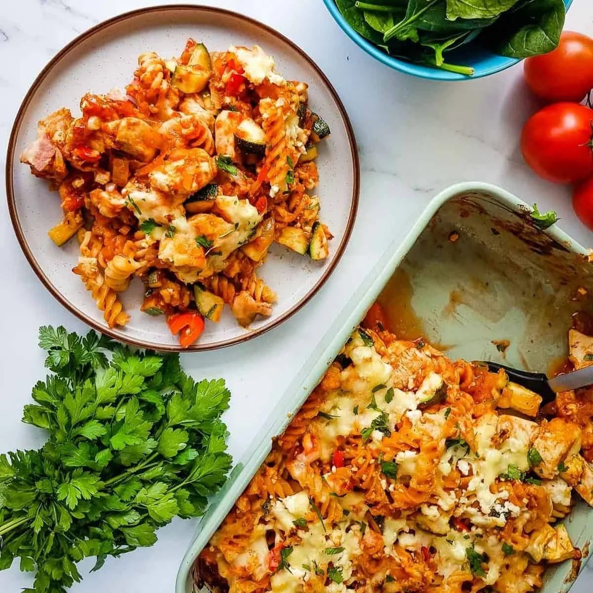 Chicken and Bacon Pasta Bake
