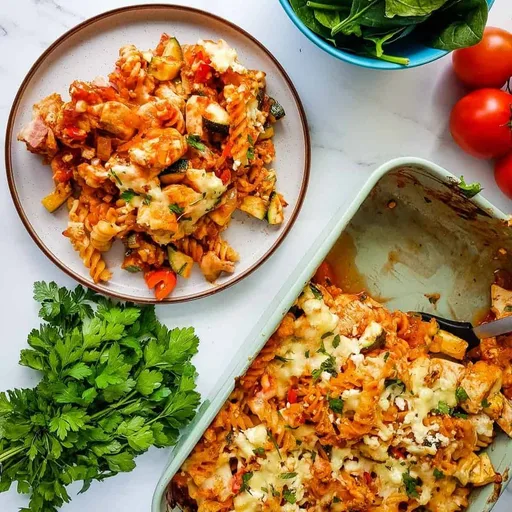 Chicken and Bacon Pasta Bake
