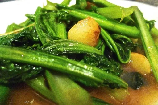 Verduras chinas salteadas al estilo de restaurante