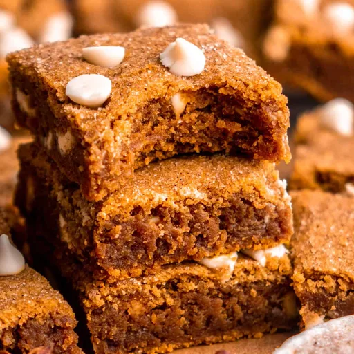 Blondies de calabaza