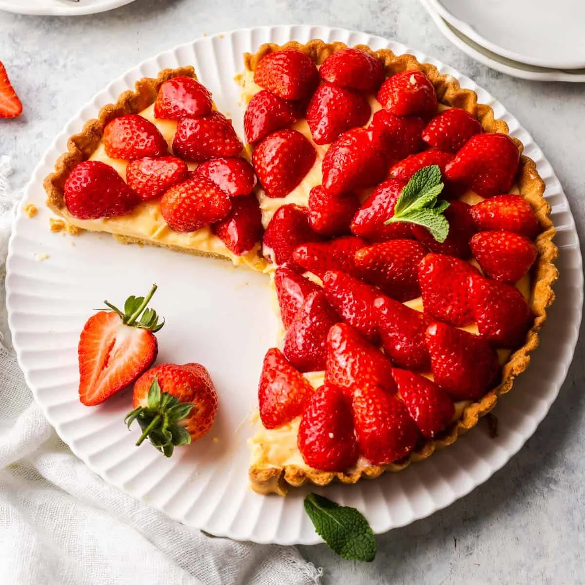 Tarte aux Fraises (French Strawberry Tart)