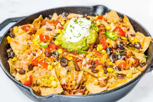 Nachos con queso