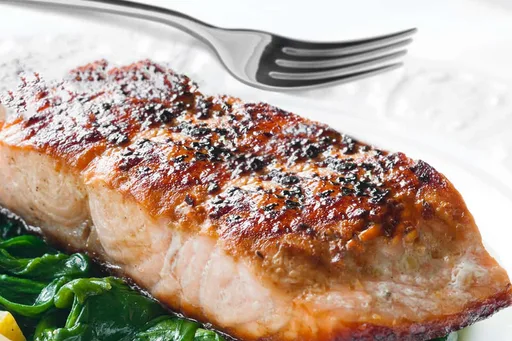 Salmón a la plancha