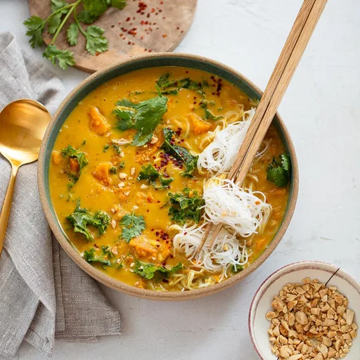 Thai Coconut Sweet Potato Soup