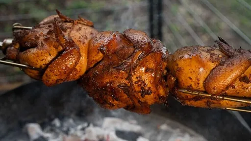 Pollo asado dulce y picante