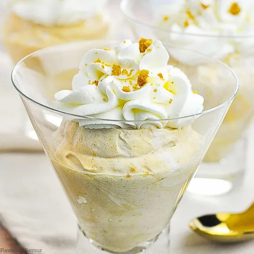 Greek Yogurt Pumpkin Cheesecake Mousse