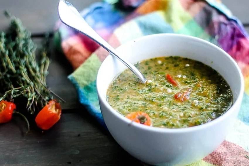 Caribbean Callaloo Soup