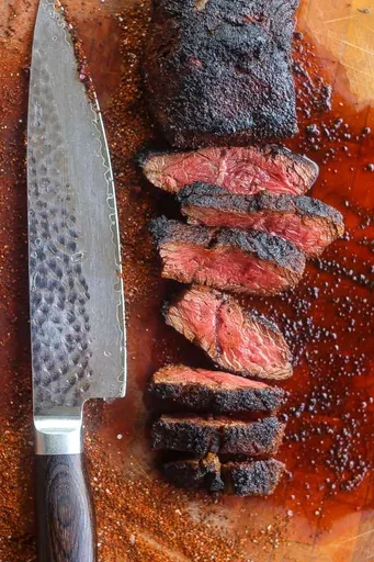 Coffee Rubbed Hanger Steak