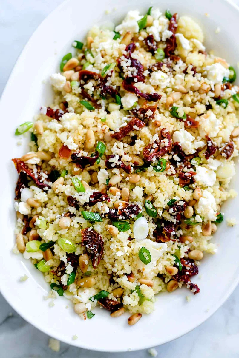 Couscous with Sun-Dried Tomato and Feta