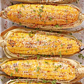 Maíz en mazorca al horno